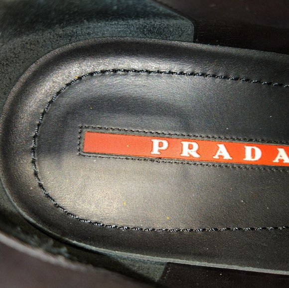 Authentic Men's Prada Leather Shoes 4T3023 - Picture 4 of 11